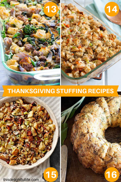 20+ Best Thanksgiving Stuffing Recipes - Holiday Recipes