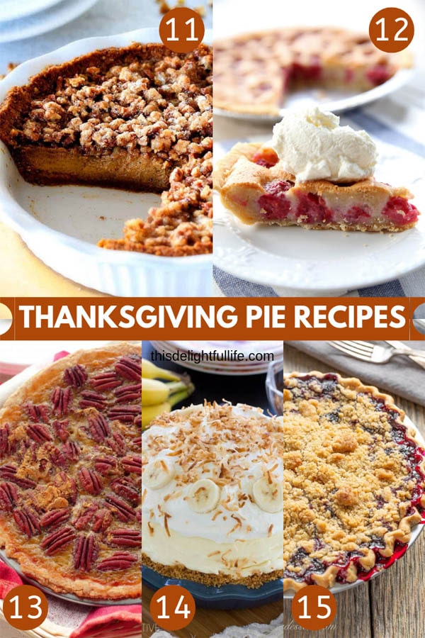 40 Delicious Thanksgiving Pie Recipes - Holiday Baking