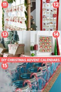 15 Fun DIY Christmas Advent Calendars