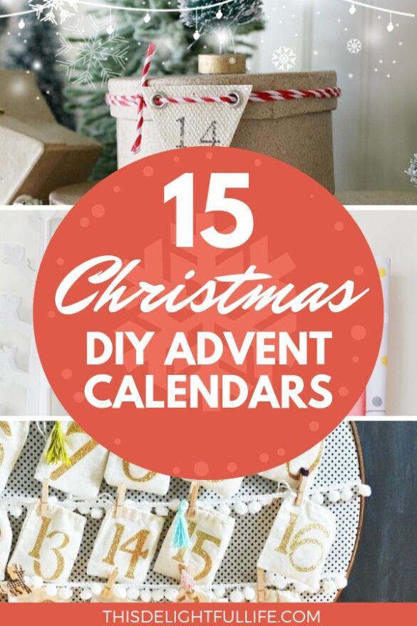 15 Fun DIY Christmas Advent Calendars