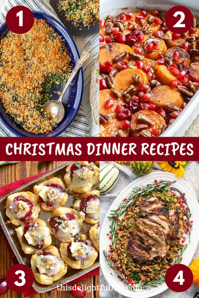 20 Christmas Dinner Recipes - Christmas Menu Ideas