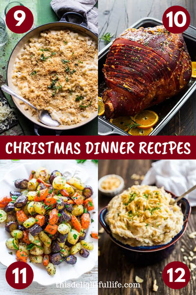 20 Christmas Dinner Recipes - Get ready for your holiday meal with these easy Christmas dinner ideas. From side dishes and appetizers to the main course, we have something on this list for whatever you need for Christmas dinner ideas. These Easy Christmas Dinner Recipes will take your meal to the next level and make your Christmas dinner amazing.