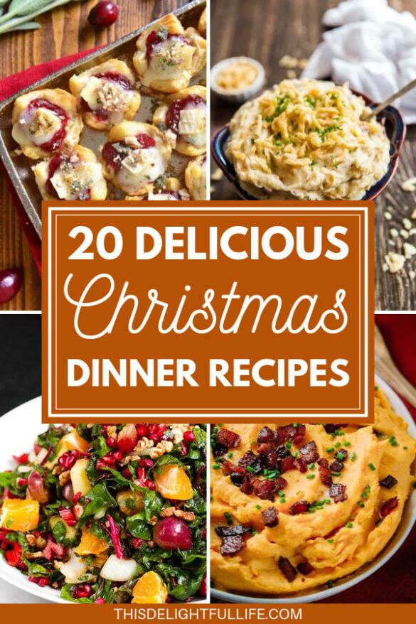 20 Christmas Dinner Recipes Christmas Menu Ideas