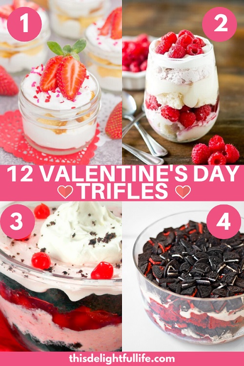 Enjoy these quick and easy Valentine's day trifles this Valentine's day! Simple and easy to make but super delicious and great for all ages!