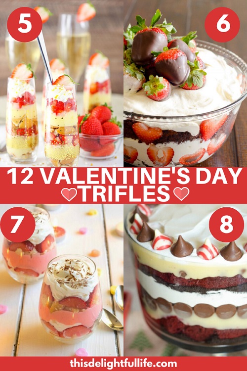 Enjoy these quick and easy Valentine's day trifles this Valentine's day! Simple and easy to make but super delicious and great for all ages!